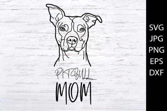 American Pitbull Terrier Dog, Pitbull Mom