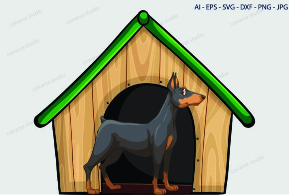 Dog House Illustration 22