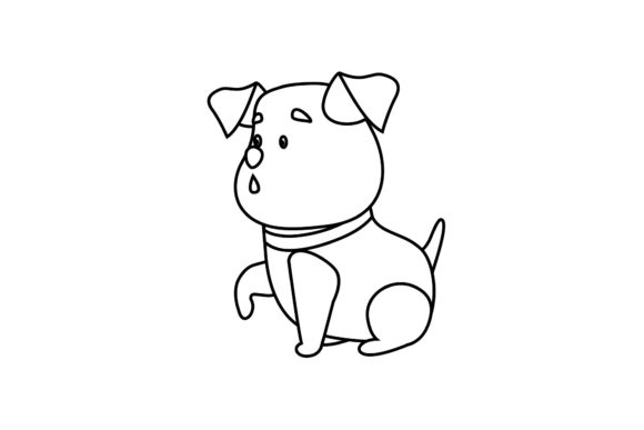Review: Coloring Page Character Animal Dog